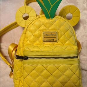 Disney Yellow Pineapple Loungefly Backpack